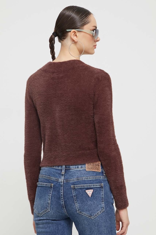 Odzież Guess Originals kardigan W3BR10Z33V0 brązowy