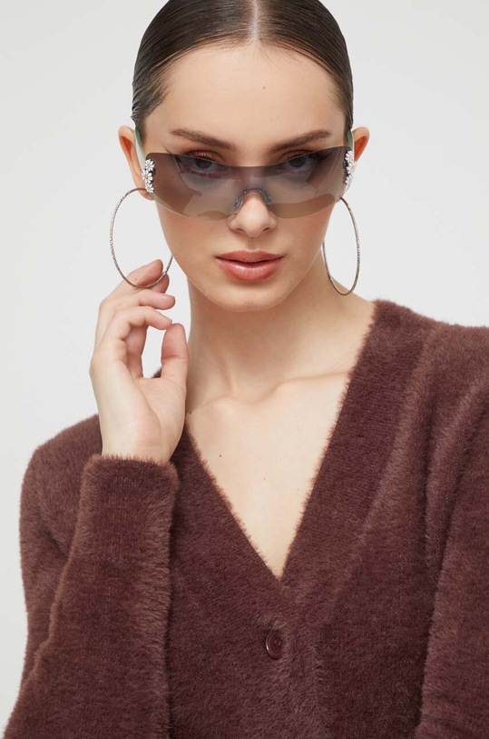 Guess Originals kardigan brązowy W3BR10Z33V0
