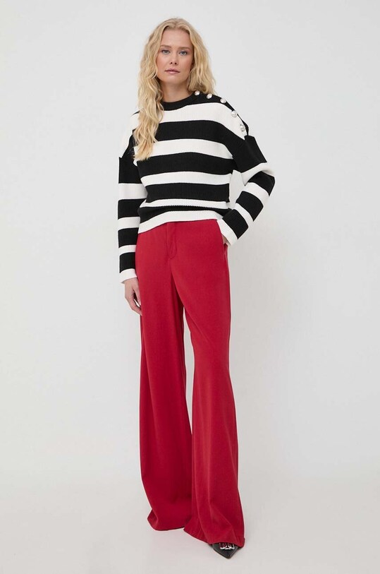 Morgan pulover MARIN.NOIR.IVOIR negru AW23