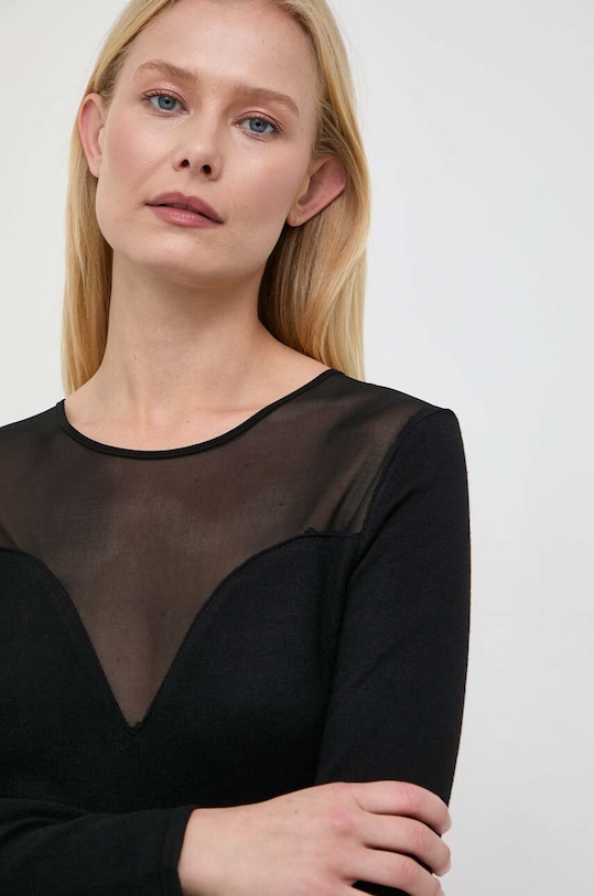 Morgan pulover negru MELISSA.NOIR