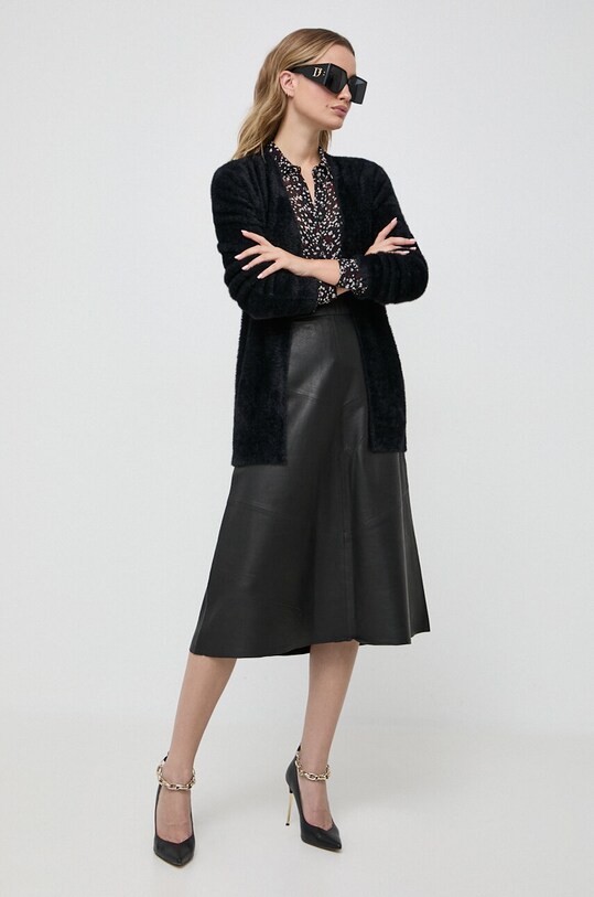 Morgan kardigan MLOUIS.NOIR czarny AW23