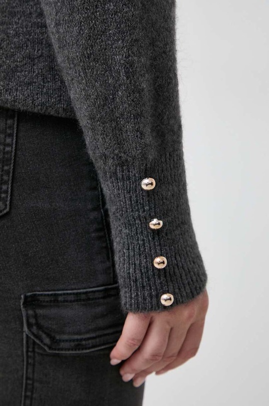 Πουλόβερ με προσθήκη μαλλιού Morgan MTOUS.GRIS.ANTHR γκρί