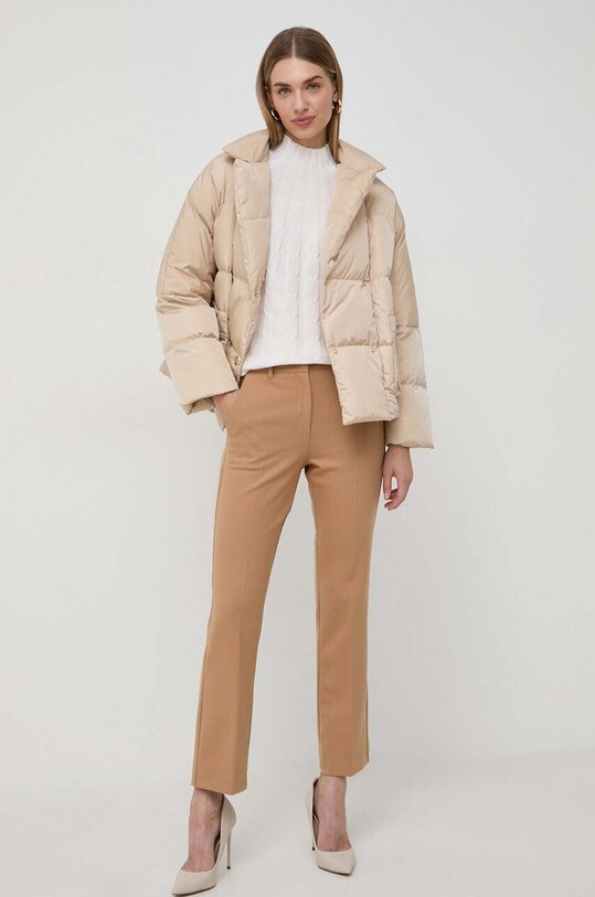 Вовняний светр Marella 2333660736200 бежевий AW23