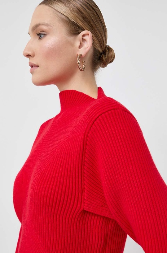 Victoria Beckham sweter wełniany czerwony 1423KJU004947A