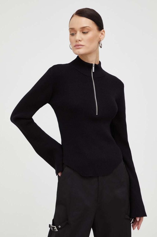 Gestuz sweter pozostałe czarny 10908356