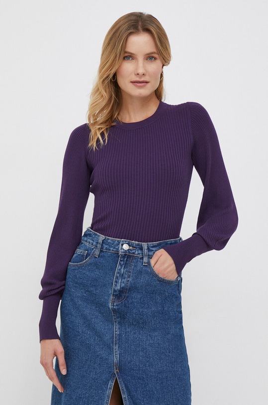 Joop! maglione a maglia fine violetto 30033371