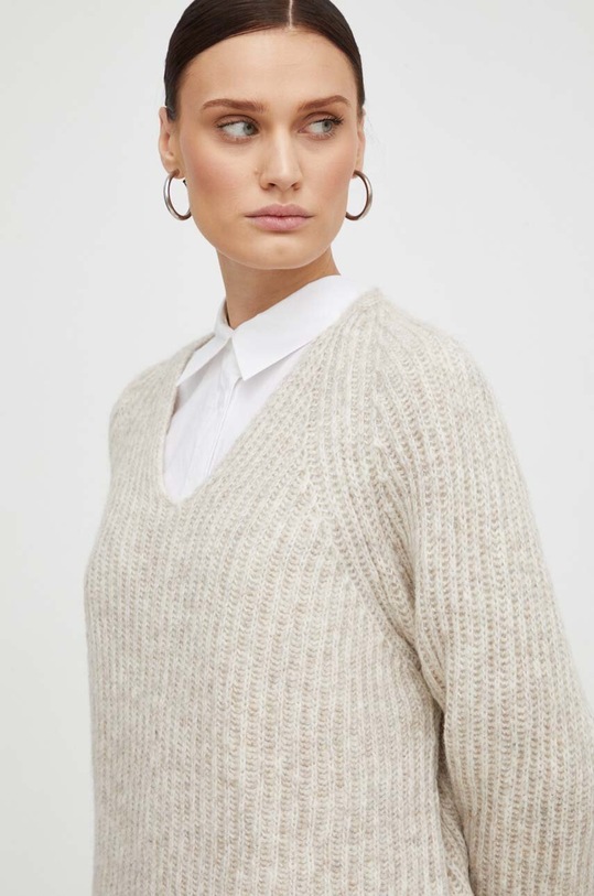 Drykorn gyapjú pulóver bézs 88528.422046