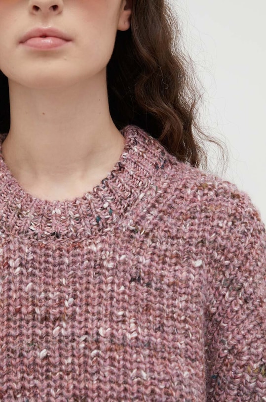 Lovechild sweter wełniany 8753455 różowy