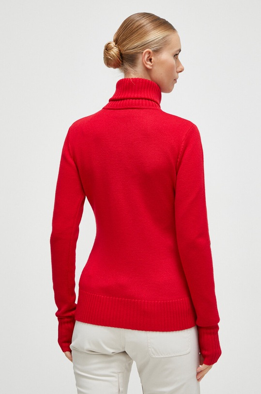 Odzież Rossignol sweter wełniany JCC RLMWO04 czerwony