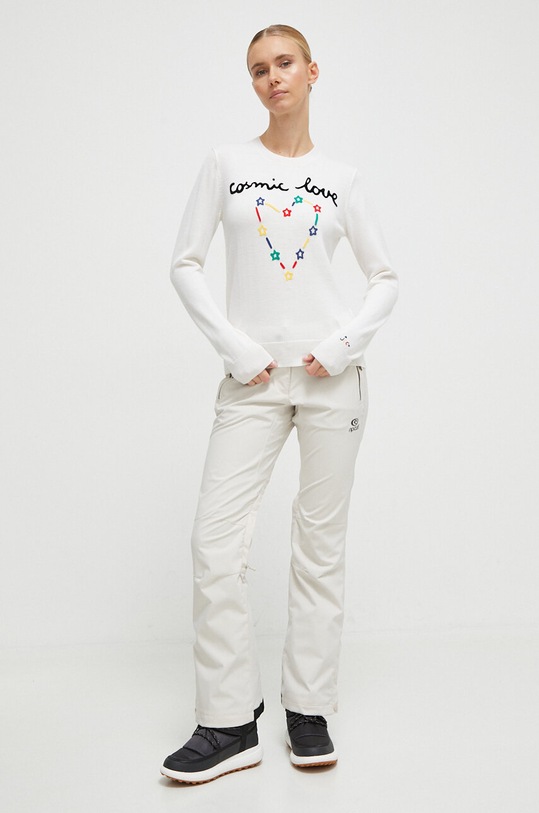 Vlněný svetr Rossignol JCC RLMWO06 béžová AW24