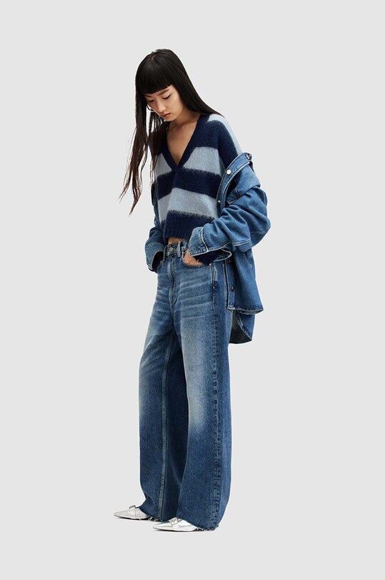AllSaints pulover din amestec de lana LOU CROP WK019Z