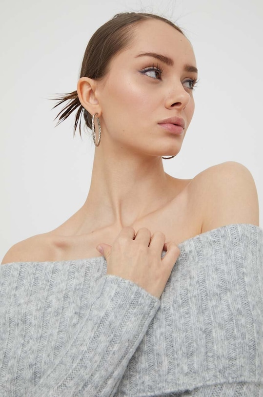 Abercrombie & Fitch sweter szary KI150.3397.112