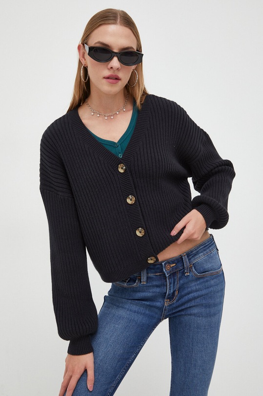 Hollister Co. kardigan pozostałe czarny KI350.3197.900