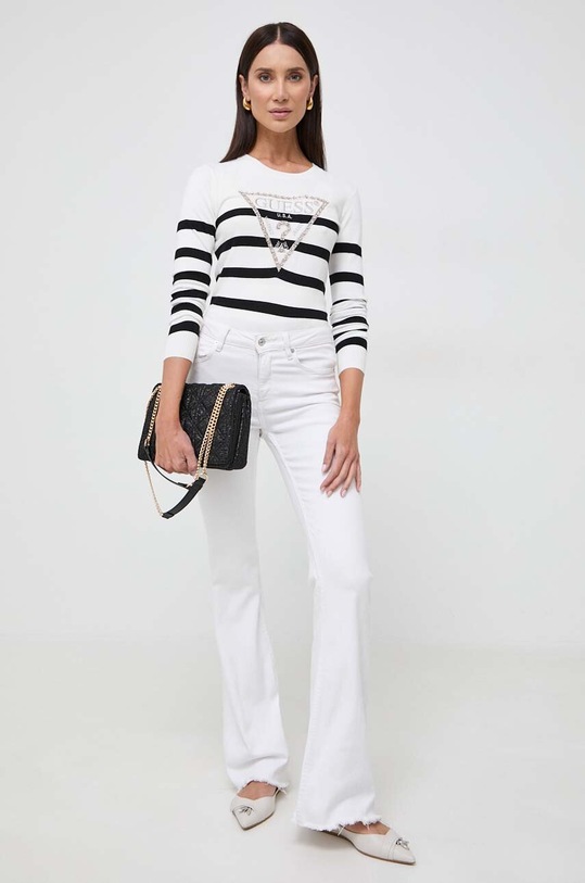 Guess sweter ROSALIE W4RR53.Z2NQ2 beżowy SS24