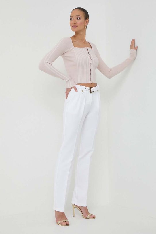 Πλεκτή ζακέτα Guess W4RR43.Z2YN2 μπεζ SS24