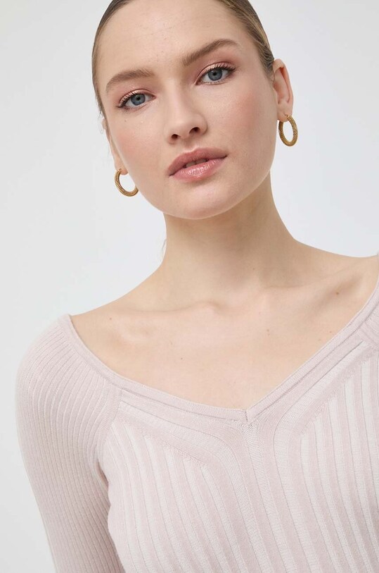 Πουλόβερ Guess μπεζ W4RR44.Z2YN2