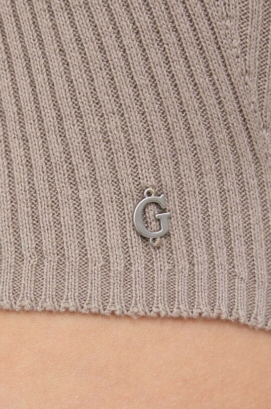 Бавовняний светр Guess W4RR24.Z3C71 коричневий