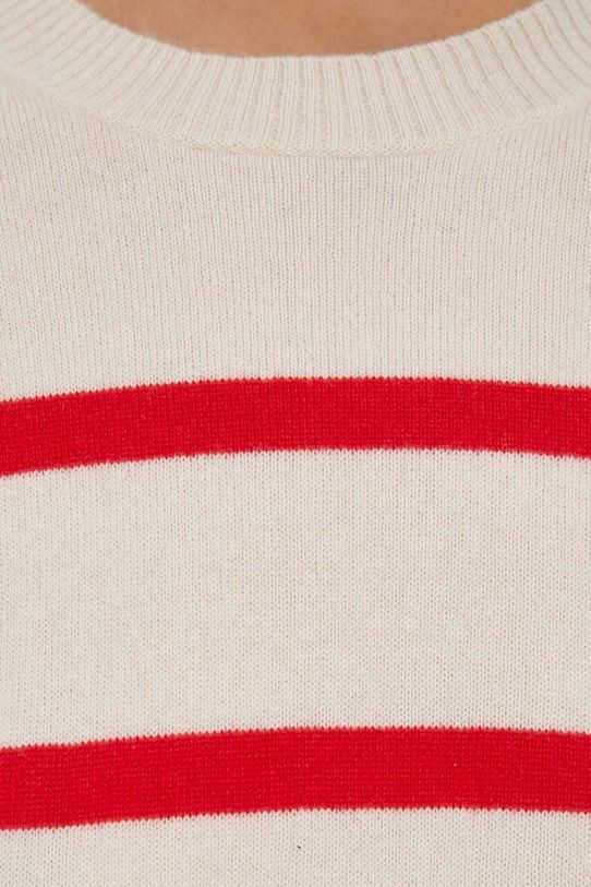 United Colors of Benetton sweter kaszmirowy 10K1E108K.61N beżowy