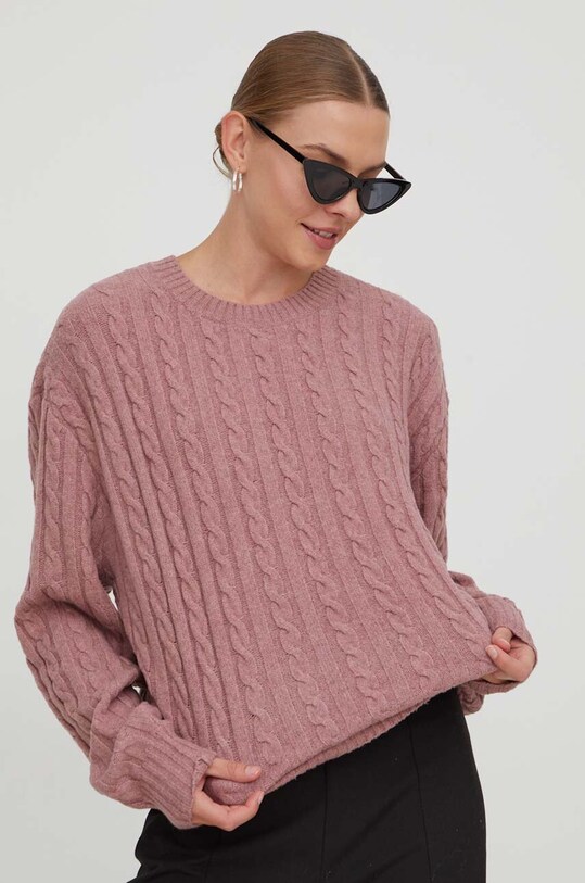 Πουλόβερ Hollister Co. ροζ KI350.3233.610