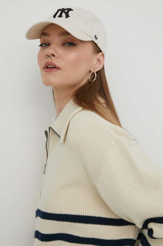 Hollister Co. sweter beżowy KI350.3235.174