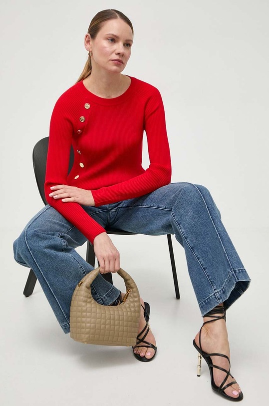 Svetr MICHAEL Michael Kors MR460U033D červená SS24