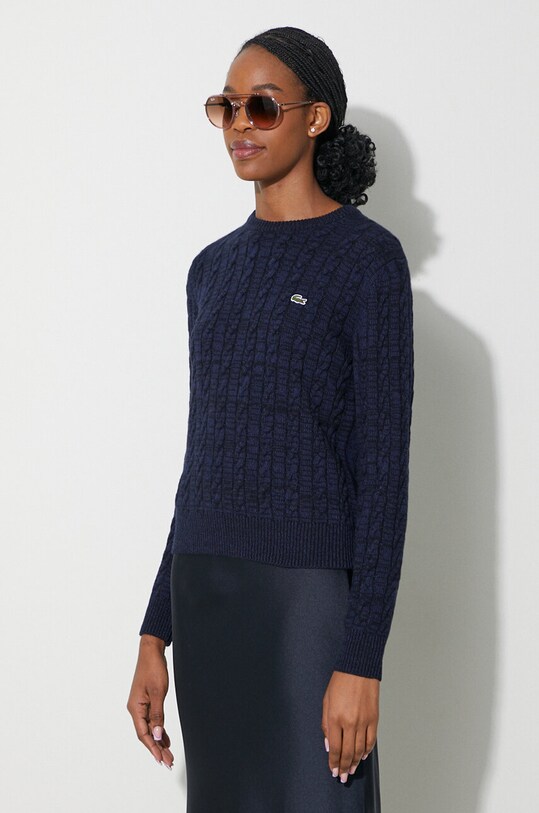 Clothing Lacoste wool jumper AF0633 navy