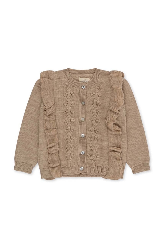 Detský sveter Konges Sløjd KS5980 béžová AW23