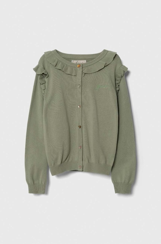 Guess gyerek pamut kardigán vékony zöld K3YR02.Z3820.9BYX