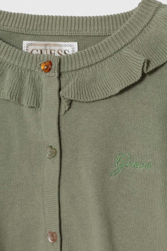 Lány Guess gyerek pamut kardigán K3YR02.Z3820.9BYX zöld