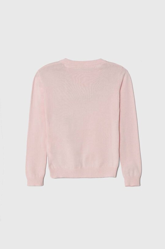 Παιδικό βαμβακερό πουλόβερ Guess K3YR04.Z3820.9BYX ροζ AW23