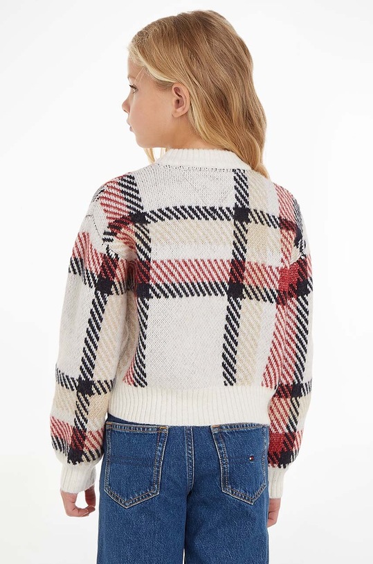 Detský sveter s prímesou vlny Tommy Hilfiger KG0KG07469.128.176.9BYX