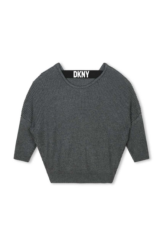 Dkny pulover pentru copii din amestec de lana D35T11.162.174 gri AW23