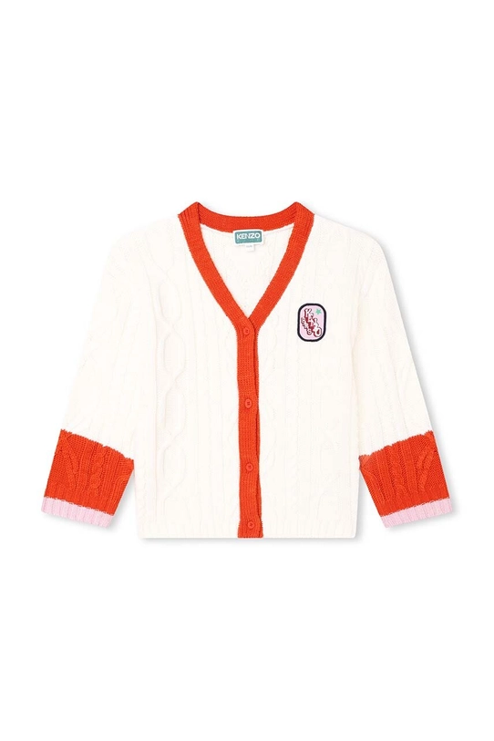 Kenzo Kids cardigan cu amestec de lână pentru copii cu modele alb K15685.86.108