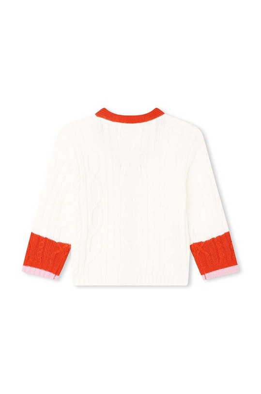 Dječji kardigan s dodatkom vune Kenzo Kids K15685.86.108 bijela AW23