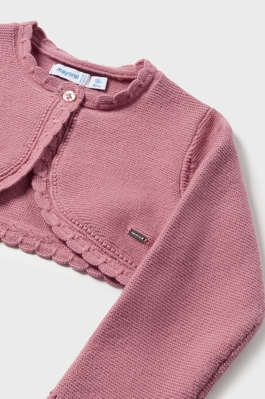 Dziewczynka Mayoral kardigan niemowlęcy 308.4A.Baby.9BYX różowy