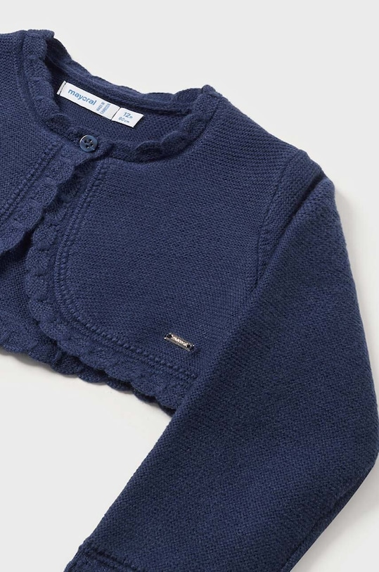 Дівчинка Кардиган для немовлят Mayoral 308.4A.Baby.9BYX темно-синій