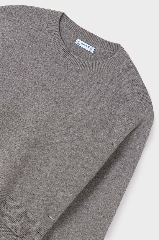 Dziewczynka Mayoral sweter dziecięcy 367.8E.Junior.9BYX szary