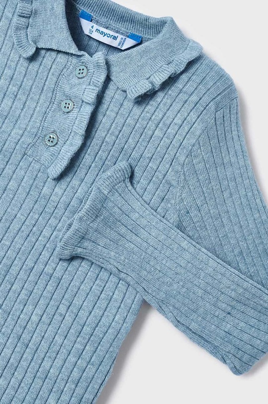 DÍVKA Dětský svetr Mayoral 4194.6H.Mini.9BYX modrá
