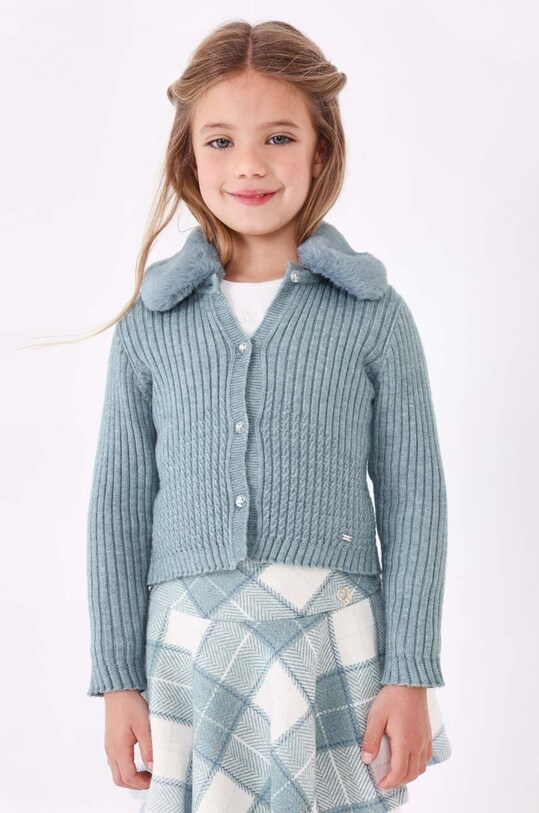 Mayoral cardigan copii uni albastru 4309.6B.Mini.9BYX