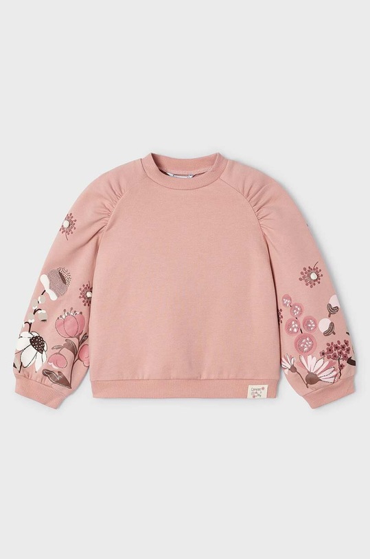 Mayoral sweter dziecięcy aplikacja różowy 4403.6G.Mini.9BYX