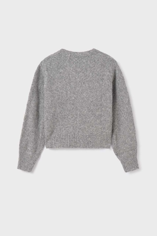 Mayoral kardigan z domieszką wełny dziecięcy 7311.8A.Junior.9BYX szary AW23