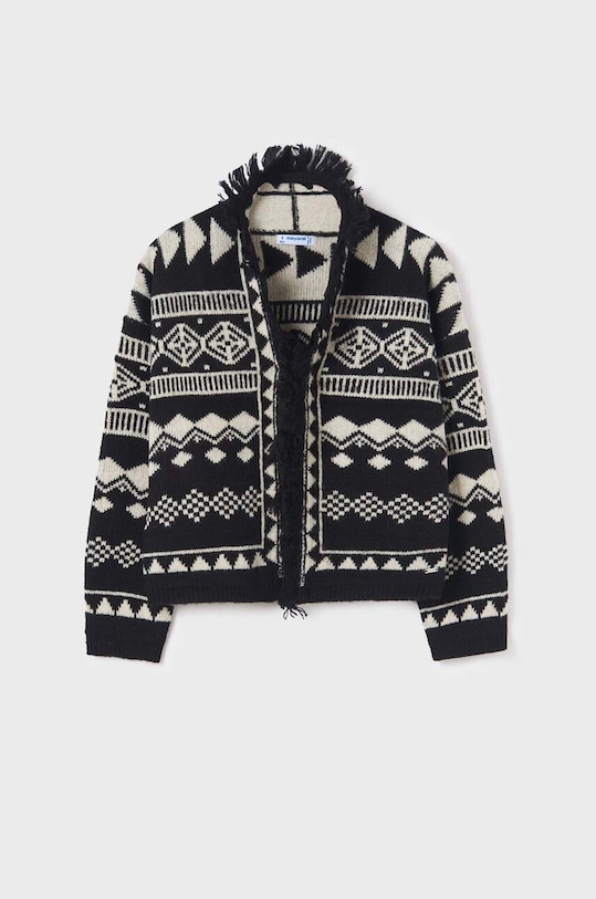 Mayoral kardigan dziecięcy 7312.8C.Junior.9BYX czarny AW23