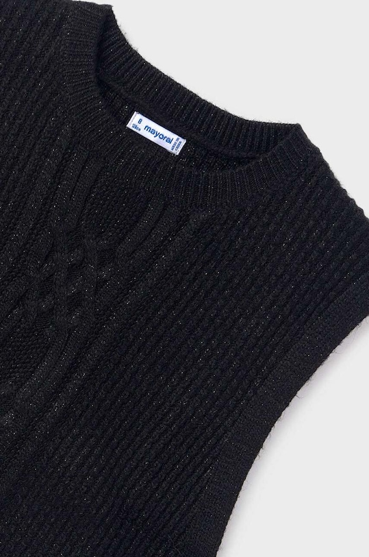 DÍVKA Dětská vesta Mayoral 7314.8D.Junior.9BYX černá