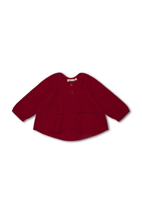 That's mine camasa de bumbac pentru copii Yana 024561 burgundia AW23