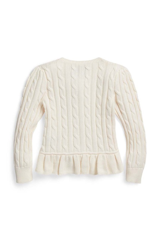 Polo Ralph Lauren kardigan bawełniany dziecięcy 312737911045 beżowy AW23