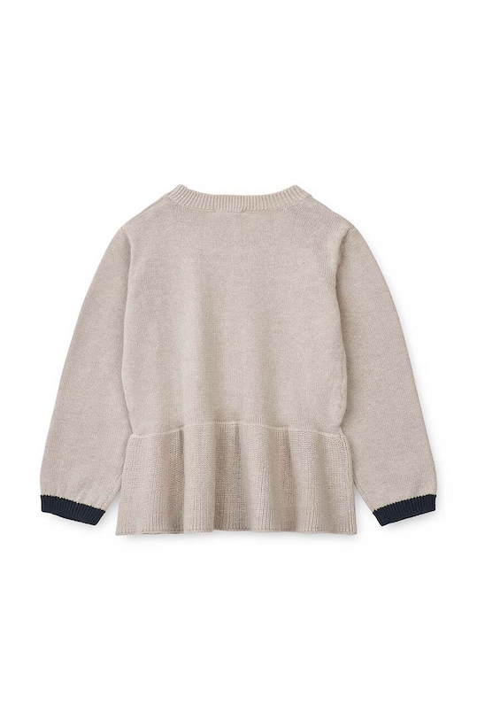 Девочка Хлопковый свитер для младенцев Liewood LW17941 бежевый