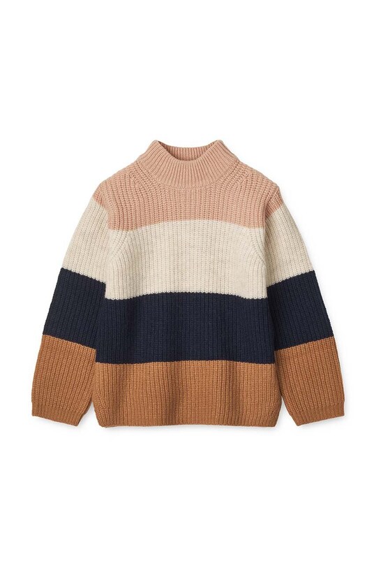 Детский шерстяной свитер Liewood LW17942 оранжевый AW24