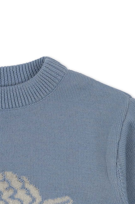Παιδικό μάλλινο πουλόβερ Konges Sløjd μπλε KS6405