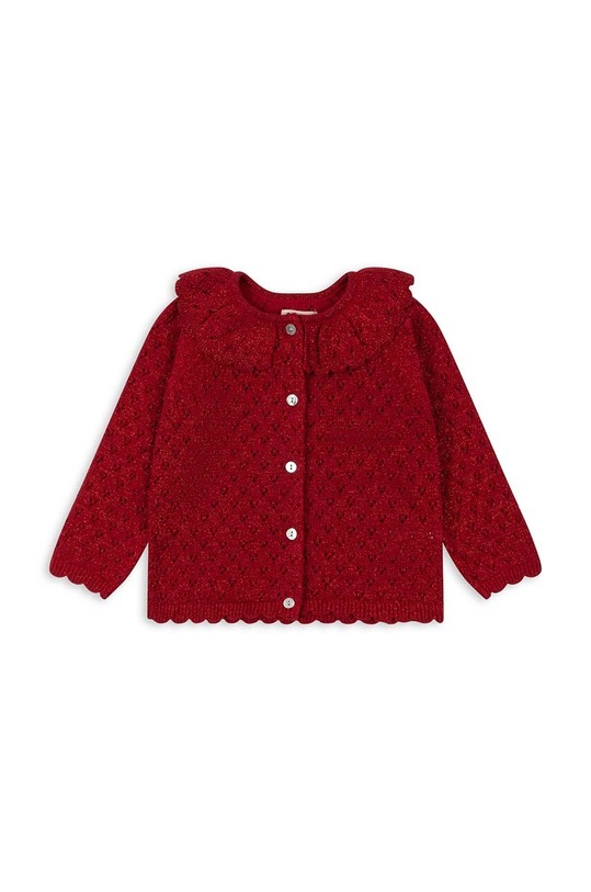 Konges Sløjd cardigan copii KS6412 rosu AW23