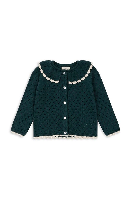 Konges Sløjd cardigan copii KS6412 verde AW23